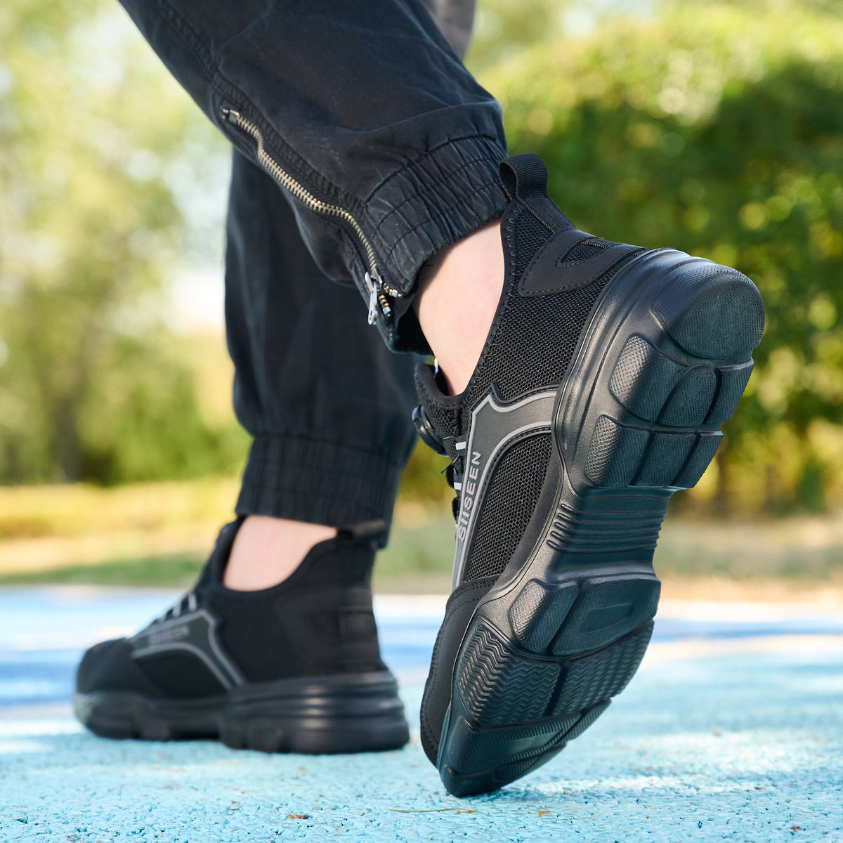 Steel Toe Work Shoes Lightweight Safety Sneakers Anti-Puncture - product photo 12