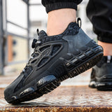 Men's Steel Toe Sneakers Lightweight Laceless Work Shoes 678 - product photo 23