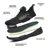 Steel Toe Work Shoes Lightweight Safety Sneakers Anti-Puncture - product photo 19