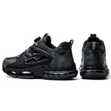 Men's Steel Toe Sneakers Lightweight Laceless Work Shoes 678 - product photo 1