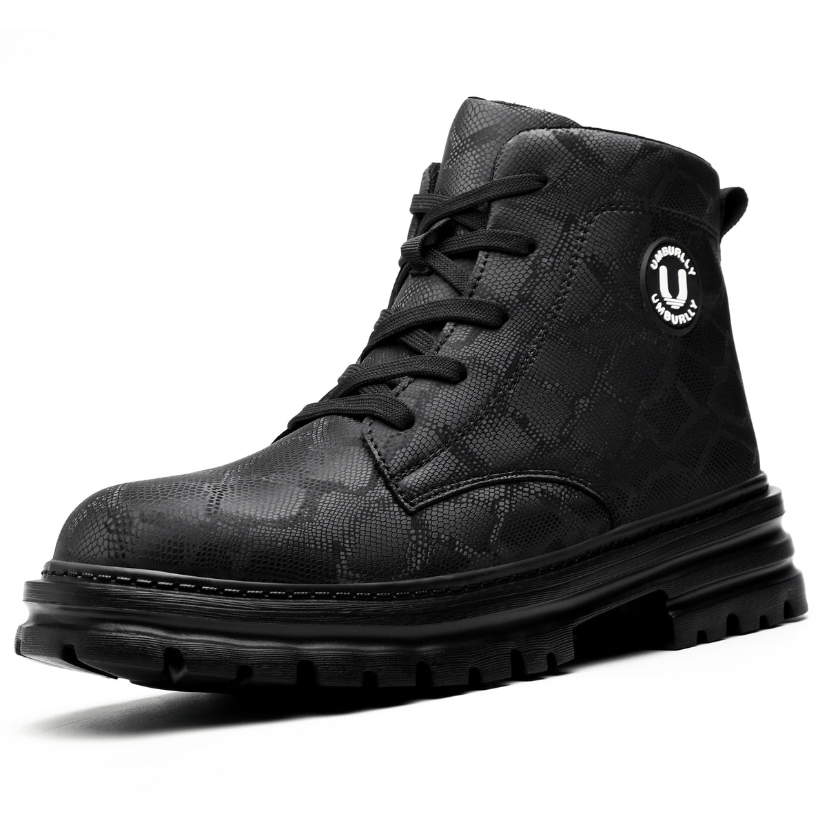 Women's Steel Toe Work Boots – Lace-Up High-Top