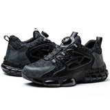 Men's Steel Toe Sneakers Lightweight Laceless Work Shoes 678 - product photo 3