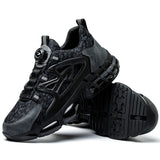 Men's Steel Toe Sneakers Lightweight Laceless Work Shoes 678 - product photo 11