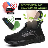 Steel Toe Work Shoes Lightweight Safety Sneakers Anti-Puncture - product photo 17