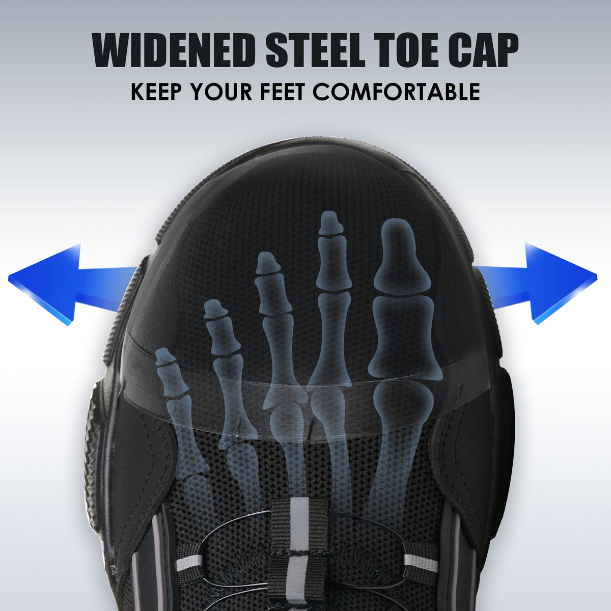Steel Toe Work Shoes Lightweight Safety Sneakers Anti-Puncture - product photo 18