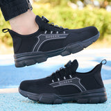 Steel Toe Work Shoes Lightweight Safety Sneakers Anti-Puncture - product photo 9