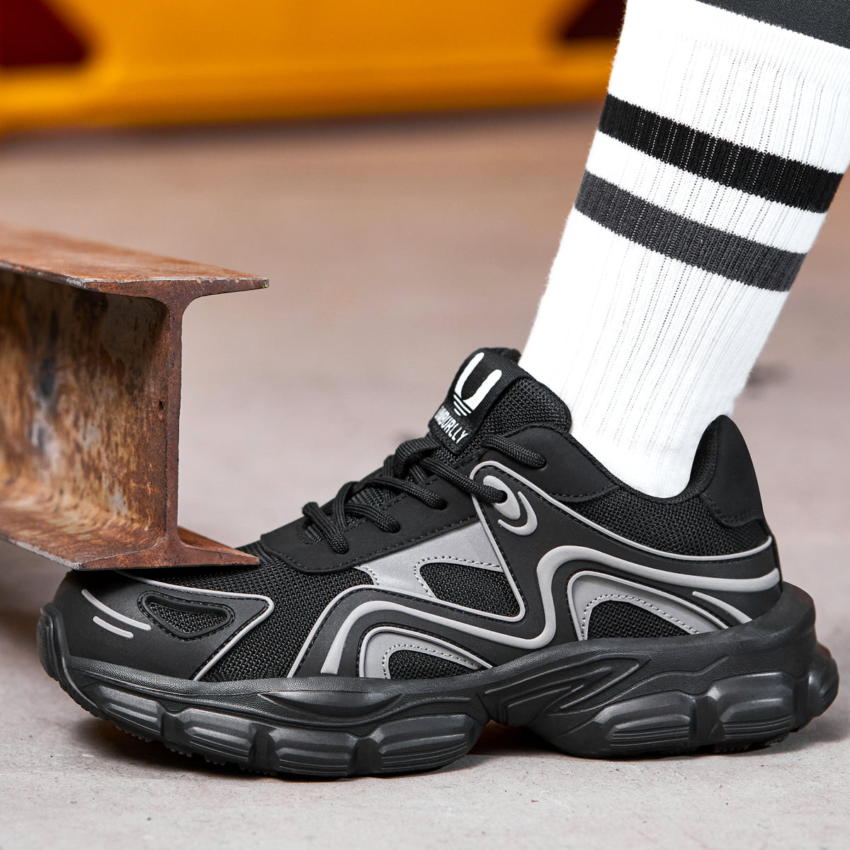 Women’s Steel Toe Safety Shoes BLACK