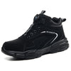 Black 8012 water-resistant steel toe work boot with quick-adjust dial, regular lining