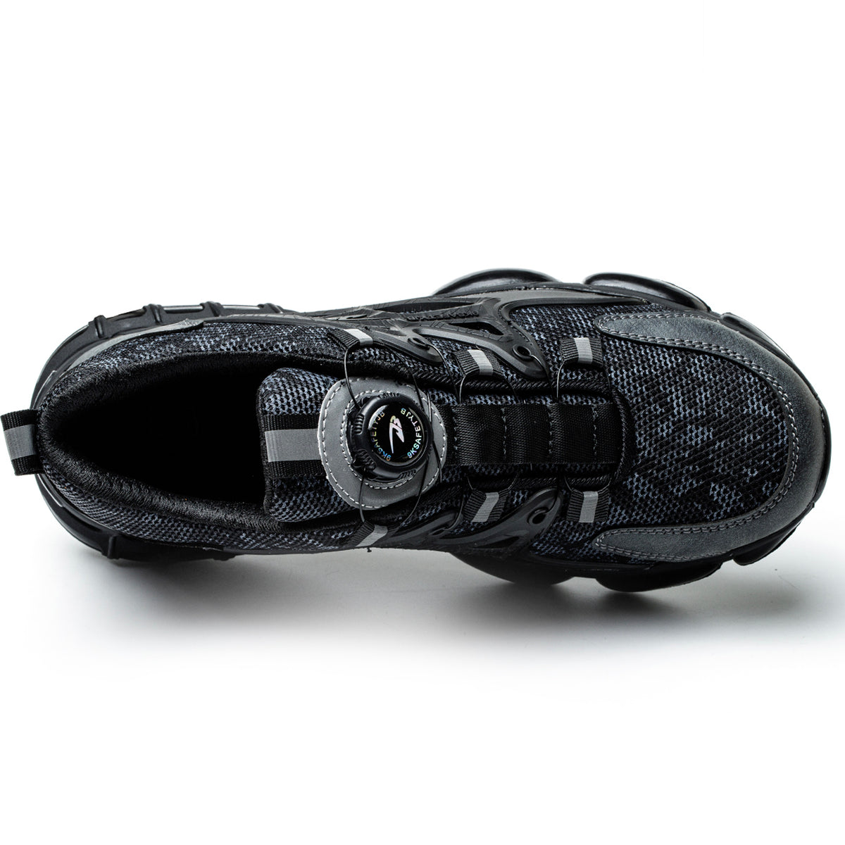 Men's Steel Toe Sneakers Lightweight Laceless Work Shoes 678 - product photo 8