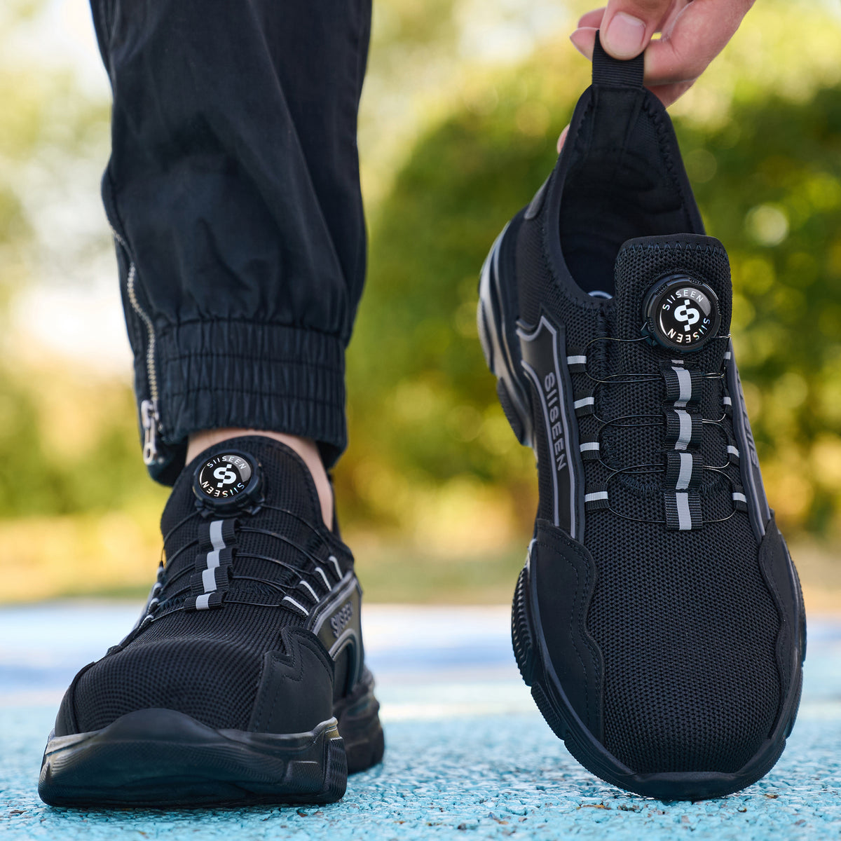 Steel Toe Work Shoes Lightweight Safety Sneakers Anti-Puncture - product photo 10