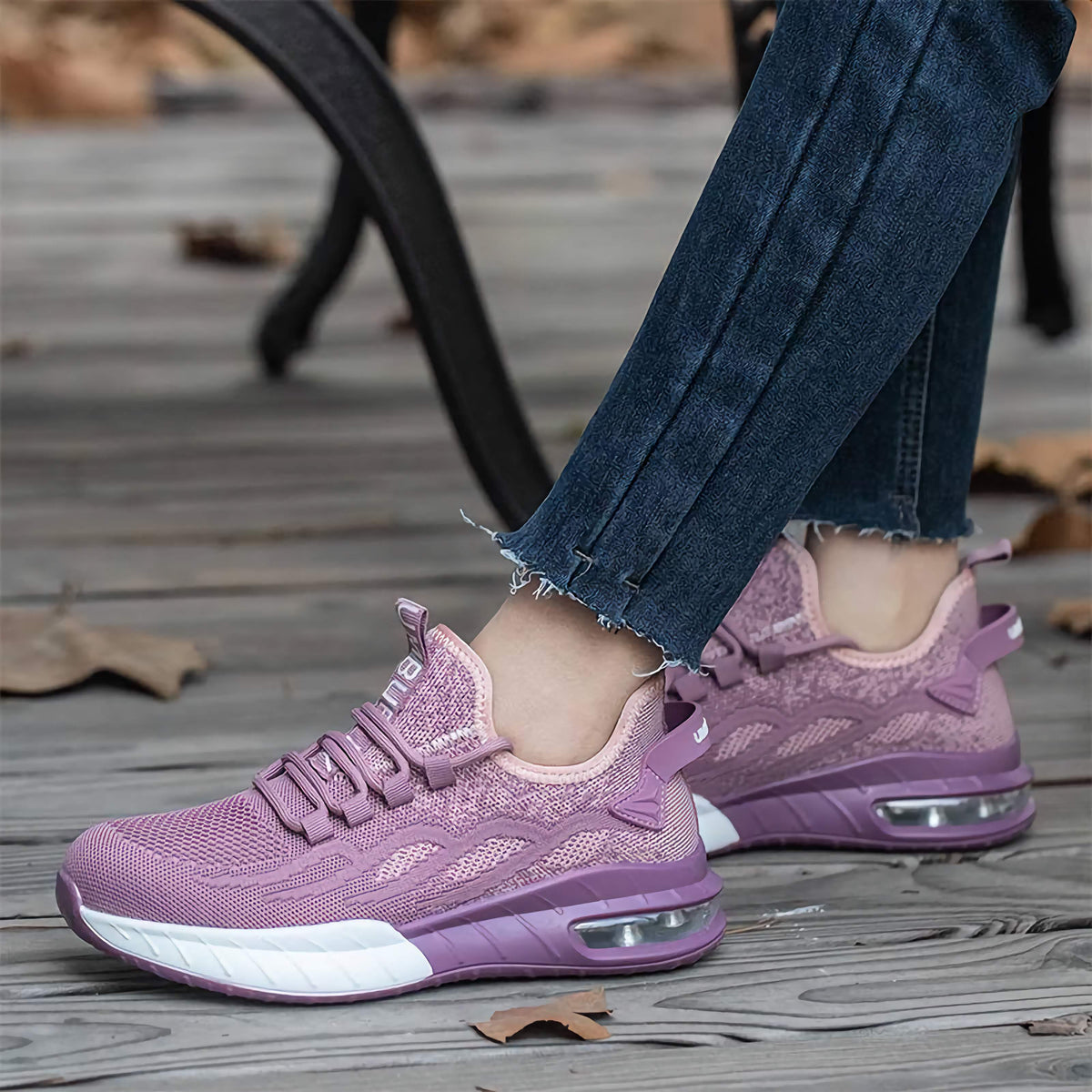 Lightweight steel toe shoes for women – TFW 207 cushion comfort knit upper
