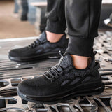 Steel toe sneakers for women – TFW 207 lightweight breathable knit work shoes