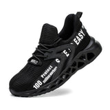 TFW steel toe sneakers black – back view
