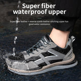 Waterproof steel toe sneakers