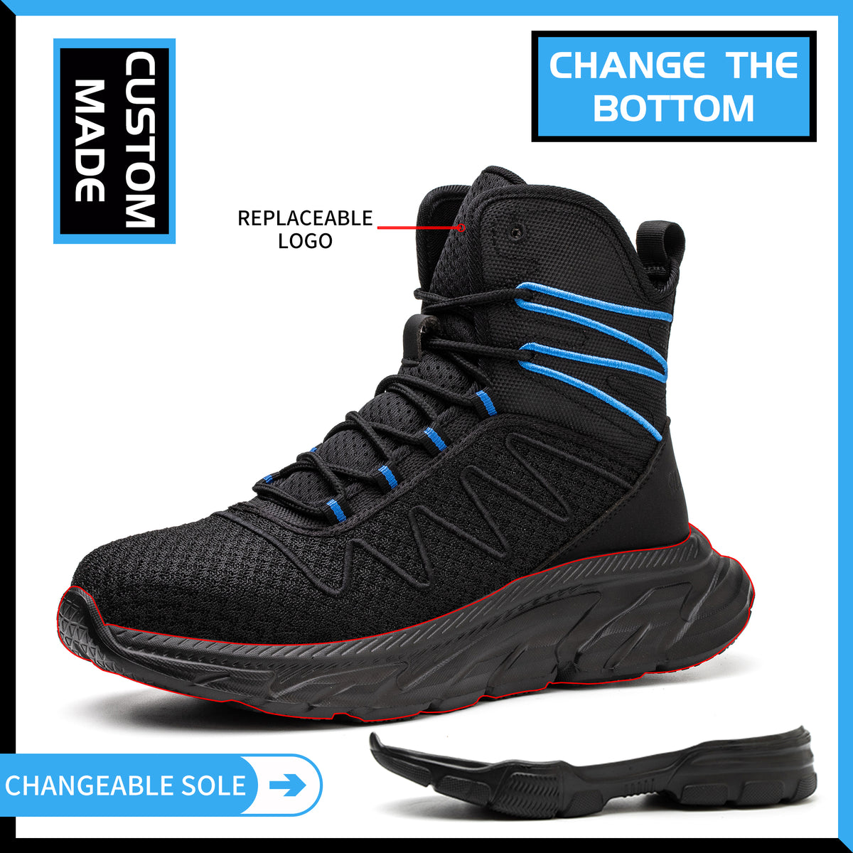 TFW K182 air cushion winter boots – side view