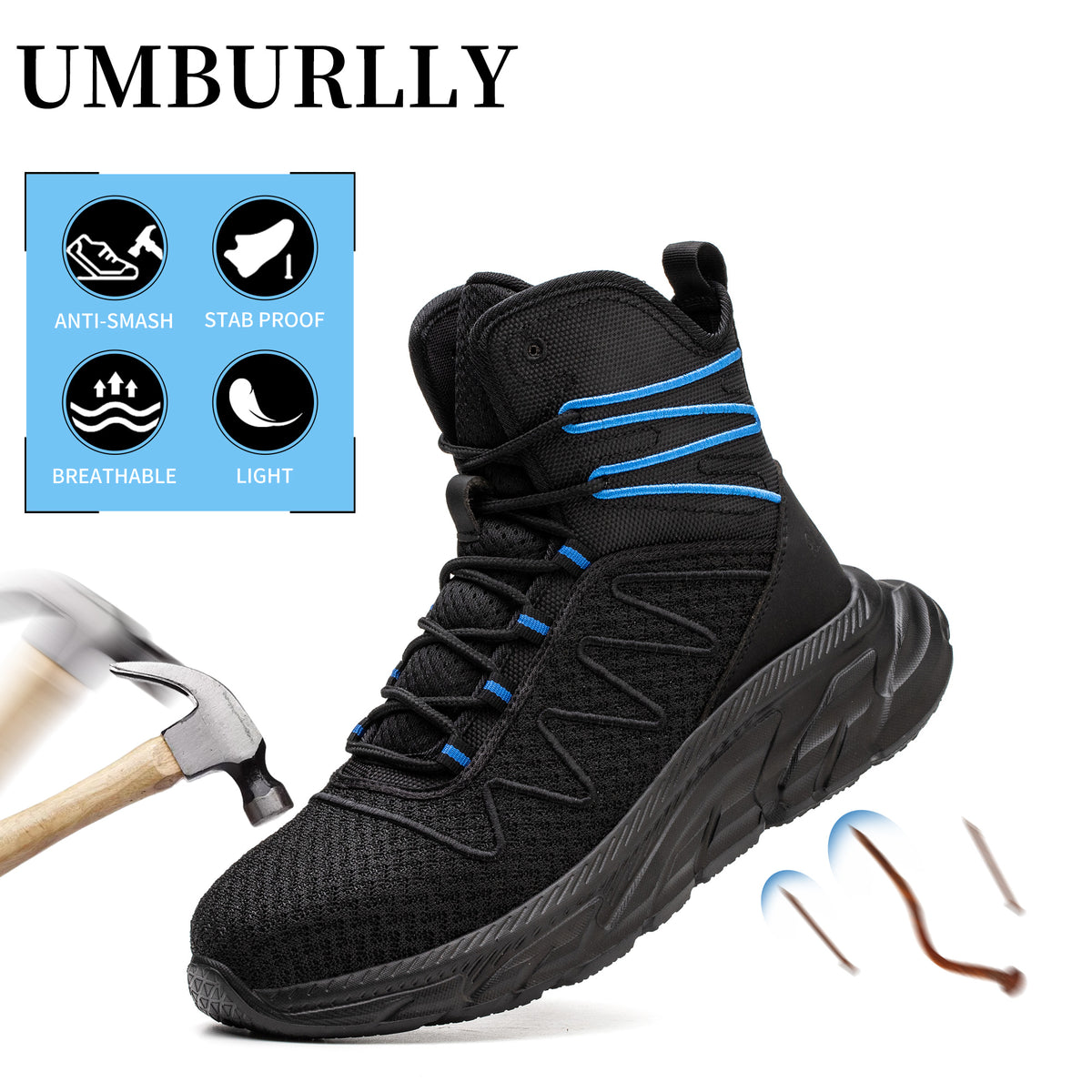 TFW K182 steel toe winter boots – top view