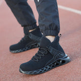 TFW K808 non-slip steel toe boots – back view