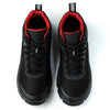 Black Lightweight Steel Toe Boots for Men - Fashionable & Safe