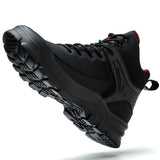 Black Breathable Men's Steel Toe Boots - Comfort & Durable - product photo 2