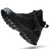 Black Lightweight Steel Toe Boots for Men - Fashionable & Safe