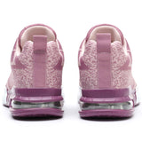 Lightweight Purple Knit Steel Toe Shoes for Women - product photo 3
