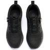 Men’s Black Steel Toe Shoes – Lightweight Air Cushion Safety Sneakers