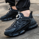 Men's Steel Toe Sneakers Lightweight Laceless Work Shoes 678 - product photo 24