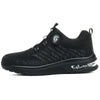 Men’s Black Steel Toe Shoes – Lightweight Air Cushion Safety Sneakers