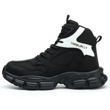 Purple Lightweight Steel Toe Winter Work Boots for Women Safety Shoes - product photo 1