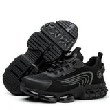 Breathable Comfortable Steel Toe Orthopedic Work Shoes with Swivel Buttons - product photo 1