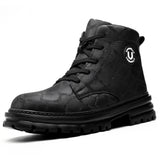 Women's Steel Toe Work Boots – Lace-Up High-Top