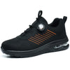 Men’s Steel Toe Work Shoes – Air Cushion Safety Sneakers with Dial Lacing