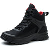 TFW men steel toe boots black – side view