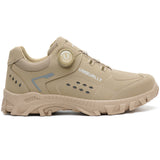 TFW khaki steel toe shoes – back view