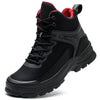 Black Lightweight Steel Toe Boots for Men - Fashionable & Safe