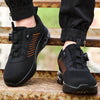 Men’s Steel Toe Work Shoes – Air Cushion Safety Sneakers with Dial Lacing