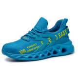 TFW steel toe sneakers blue – side view