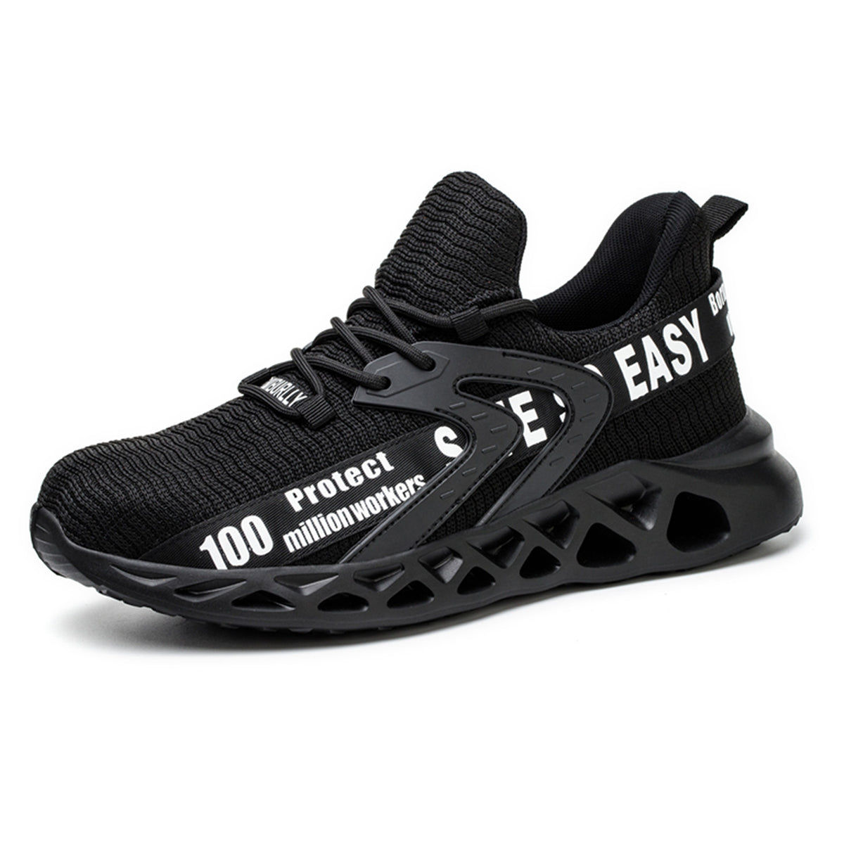 TFW orthopedic steel toe sneakers – black