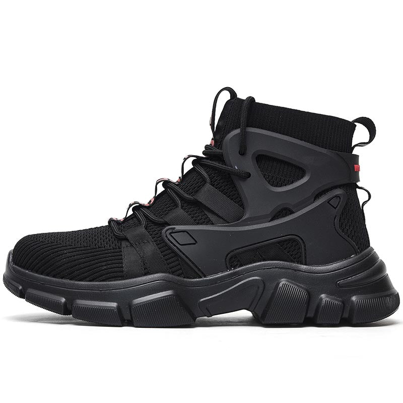 TFW K917 breathable mesh steel toe boots – front view