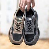 Waterproof steel toe sneakers
