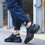 Steel toe non slip shoes men – TFW slip resistant rubber outsole