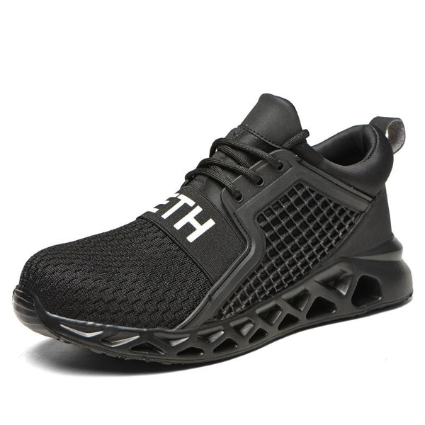TFWMGV K306 Zapatos cómodos con punta de acero antideslizantes y resistentes a las perforaciones