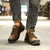 TFWMGV™ 9KJB Zapatos de trabajo impermeables y antideslizantes con punta de acero resistentes a las perforaciones